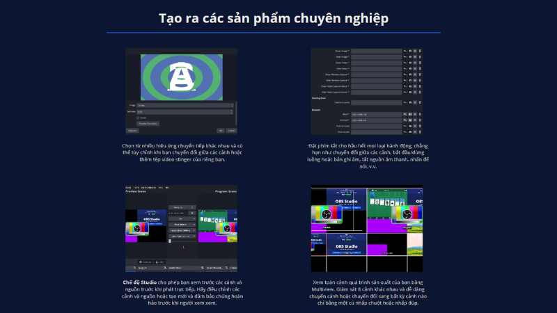 Phần mềm livestream Obs Studio