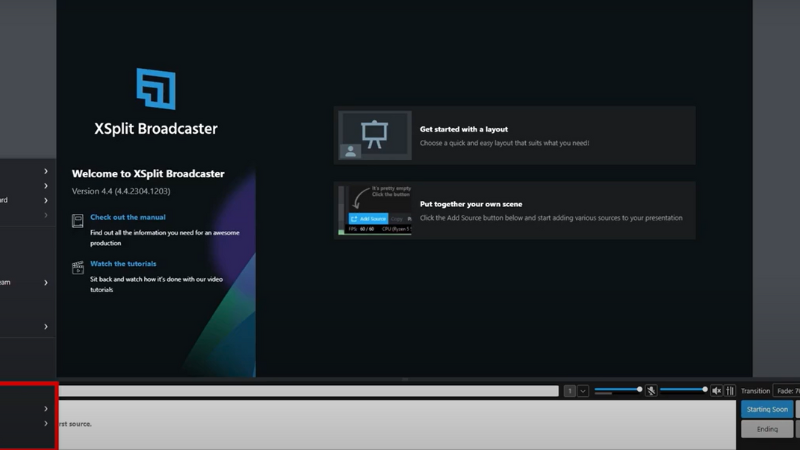 Phần mềm livestream xSplit Boardcaster